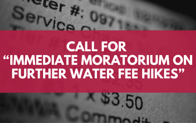 Mark Ramsey Calls for “Immediate Moratorium on Further Water Fee Hikes”